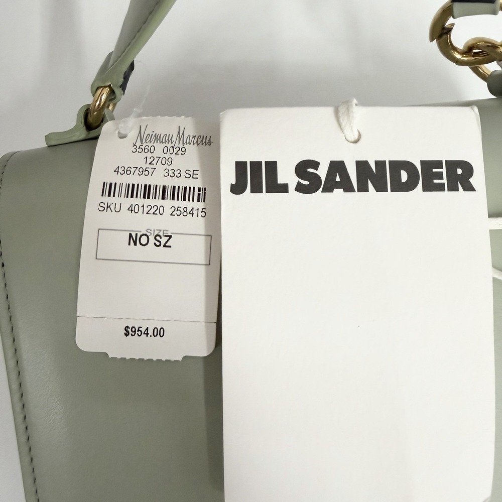 Jil Sander Leather Shouder Bag Seafoam Green NWT $1,590.00 Simple & Elegant - Picture 16 of 16